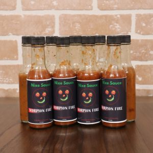 Apocolypse Scorpion Hot Sauce From Nixe Sauce 4 pack